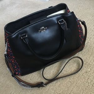 Coach Margot Carryall ranch Floral Print